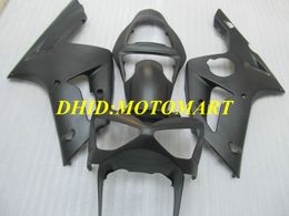 Injection Mould Fairing kit for KAWASAKI NINJA ZX 6R 600CC 03 04 ZX6R 636 2003 2004 All matte black Fairings set ZX33