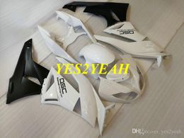 Injection Fairing body kit for KAWASAKI Ninja ZX6R 09 10 12 ZX 6R 636 2009 2010 2012 ABS White black Fairings bodywork KA18