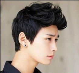 WIG shipping Handsome boys short wig new vogue sexy Korean men's male hair Cosplay wigs