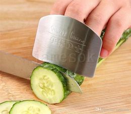 Finger Guard Protect Finger Hand Not To Hurt Cut Stainless Steel Hand Protector Knife Cutting Finger Protection Tools DA251