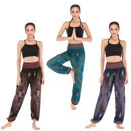 Yoga Pants Loose Plus Size for Women Printing Gym Pants Sports Trouserss Loose ouc3301