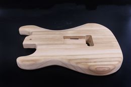 Yinfente Guitar Body For Strat Electric Guitar replacement Unfinished Paulownia wood