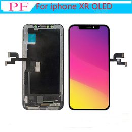 AMOLED Screen For iPhone XR LCD Display OEM Touch Screen Digitizer Assembly Replacement For iPhone X OLED LCD 100% Test No Dead Pixel
