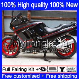Body +7Gifts For KAWASAKI ZZR-250 1990 1991 1992 1993 1994 1999 Red black 251MY.60 ZZR 250 90-99 ZZR250 90 91 92 93 94 99 Fairings
