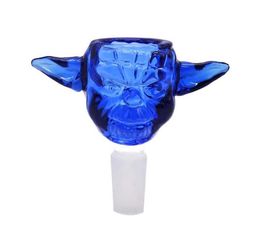 Manufacturer's Direct Selling Coloured Glass Pipe Fittings High Boron Glass Bowl Water Tobacco Pot Smoke Nozzle