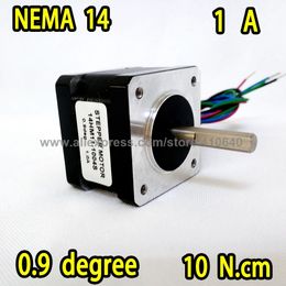 Free Shipping Stepper Motor 14hm11-1004s Nema14 With 0.9 Deg 1a 10 N.cm With Bipolar And 4 Lead Wires Customised Is Acceptable