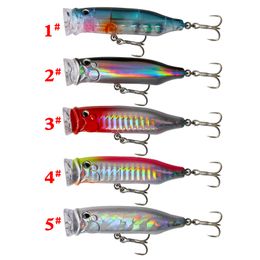 Popper Fishing Big Lure 7cm 9.4g Artificial Hard Bait Crankbait Wobblers Floating Plastic Fish Swimming Carp Pike