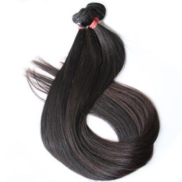 BeautyStarQuality Virgin Unprocessed Indian Long Straight Wave 30 32 34 36 38 Inch Straight Human Hair Extensions