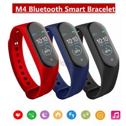 M4 Fitness Bracelet Men Heart Rate Monitor Band Blood Pressure Bluetooth Sport Smart Music Wristband For iphone Android IOS