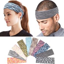 unisex sports hair bands blending fitness sports headbands gym workout sweatbands head wrap elastic yoga hair accessaries