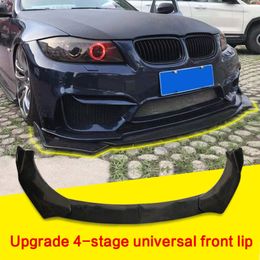 -Nuevo labio de spoiler de kit de carrocería de parachoques delantero universal ajustable para bumper del labio para BMW Benz/Audi/VW/Subaru/Honda