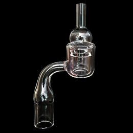 100% Real XXL Quartz Thermal Banger with carb cap 10mm 14mm 18mm Double Tube Quartz Thermal nail for glass water pipe free shipping