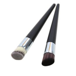 Oblique Head Foundation brush Powder Concealer Liquid Foundation Face Makeup Brushes Tools Professional Beauty Cosmetics F3310