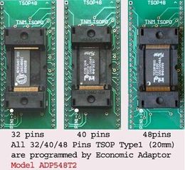 Freeshipping Original TNM TSOP32/40/48 ADP548T2 for all TSOP48/40/32 chips nand flash adapter socket for TNM5000 USB Universal Programmer