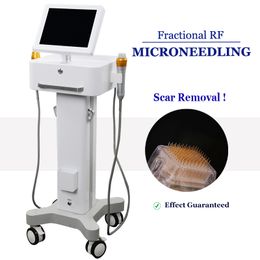 2 Handles Micro Needling Fractional RF Machine Beauty Spa Scar Removal Skin resurfacing Microneedling Stretch Marks Remove Machines on sale