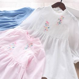 denim flower girl dress