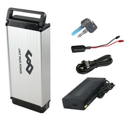 UPP rear rack lithium battery 48v 10Ah e-bike li-ion 48v battery for 750w 500w electric bicycle