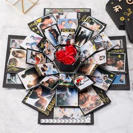 DIY Surprise Love Explosion Box Gift Anniversary Scrapbook DIY Memory Photo Album Creative birthday Gifts Novel Gift Wrap