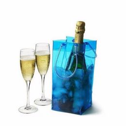 -Raffreddamento del vino Borsa del ghiaccio Portabottiglie bottiglia in PVC Sacchetti regalo Sacchetto del ghiaccio del vino Alta qualità di trasporto libero
