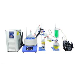 ZOIBKD Lab Supplies 5L Short Path Distillation Standard Kit with Vacuum Pump and Cooler