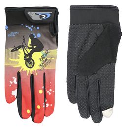 Fashion- Full Finger Gloves Waterproof Touch Screen Anti-Slip Keep Warm Outdoor Sport Bike Gloves Driving Mittens