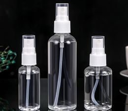 3oz 2oz 1oz Travel Plastic Spray Bottle Empty Cosmetic Perfume Container With Mist Nozzle Bottles Atomizer Perfume Sample Vials SN3059