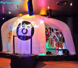 5m Removable Photo Booth Fun Lighting Tent Inflatable Photobooth with LED Lights