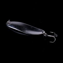 HENGJIA 15g 100pcs/lot Metal Spinner fishing lure Artificial lifelike Spinnerbait with Treble hook pesca fishing Tackle