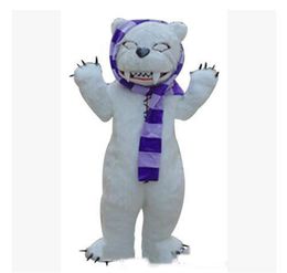 professional Make make-up animal cartoon costumes performance props costumes stage white bear zombie bear mascot adult size