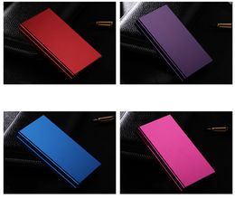 New Aluminium Alloy Colourful Cigarette Cases Shell Casing Storage Box High Quality Exclusive Design Slide Cover Portable Hot Cake