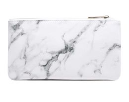 3pcs Cosmetic Bag Women PU Travel Toiletry Pouch 22 cm Protection marble vein Makeup Clutch Bag