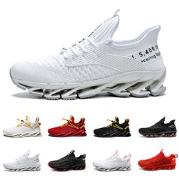 2021 sale men running shoes triple black white red fashion mens trainer breathable runner sports sneakers size 39-44 two