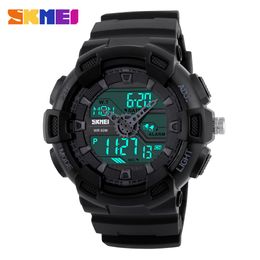 SKMEI 1189 Men Outdoor Sports Watches Chronograph Fashion Multifunction Watch Waterproof Digital Wristwatches Relogio Masculino