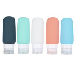 new 3oz Silicone Bottle Leak Proof Silicone Cosmetic Travel Size Toiletry Containers For Hand Soap Dispenser Bathroom AccessoriesT2I5708