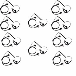 10X G-Shape Earpiece cuffia per MOTOROLA TETRA Radio MTH800 MTH850 MTP850