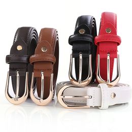 INS student Belt 2.5*110CM Women PU leather belts 5 colors men Belt Fashion girl boy waistband belts jeans strap for Christmas gift