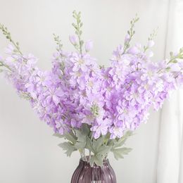 European new hyacinth simulation flower 2 fork hairy fly swallow grass wedding home decoration living room potted fake flower