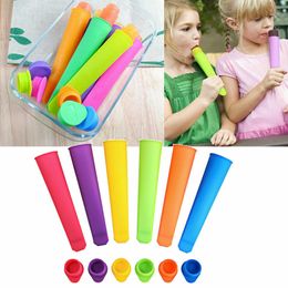 50pcs 20cm Silicone Pop Yogurt Push Up Ice Cream ice Lolly Pop Maker Frozen Stick Jelly Popsicle Mould Mold DIY