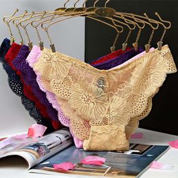 Fashion women panties Lace thongs Low Waist Briefs Panty Thong G-string Lingerie Woman Underwear sexy underpants
