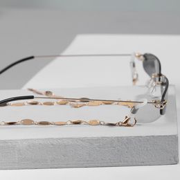 Wholesale-Fashion Womens Gold Eyeglass Chains Sunglasses Spectacles Reading Vintage Chain Holder Cord Lanyard Necklace Eyewear Accessories