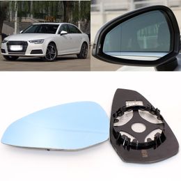 For Audi A4L A4 large field of vision blue mirror anti car rearview mirror heating wide-angle reflective reversin