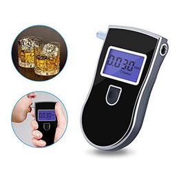 Portable Alcoholism Test Mini Digital Breath Alcohol Tester LCD Breathalyzer Analyzer Detector Practical Breathalyser With CE FDA FCC