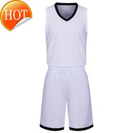 2019 New Blank Basketball jerseys printed logo Mens size S-XXL cheap price fast shipping good quality White W003AA1