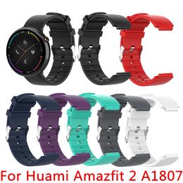 For Amazfit watch 2 A1807 smart watch strap Silicone bands bracelet belt for xiaomi huami amazfit band Replacement