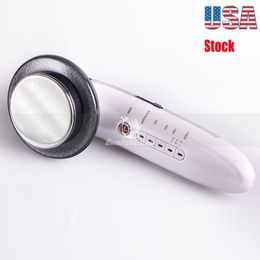 Ultrasound Red and Blue Photon Led Light Ultrasonic Body Slimming Machine EMS Microcurrent Skin Rejuvenation Home Use Beauty Device