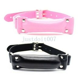 Bondage Soft Slave Leather Dog Bone Gag Mouth Bite Toy Restraints harness stick couple A45