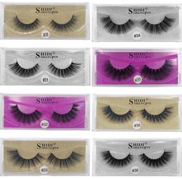 3D Mink Eyelashes Eye makeup Mink False Lashes Soft Natural Thick Fake Eyelashes Eye Lashes Extension Beauty Tools GGA1940