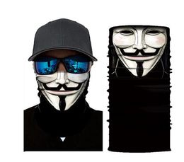 Motorcycle Biker Mask Face Shield Balaclava Mask Skull Face Masks Ghost Bandanas Cycling Ski Mascara Moto Motosiklet Mask GB1556