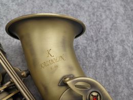 KALUOLIN Alto Saxophone Antique copper K-98 EbTune music instrument Alto Brass with mouthpiece. Case. Reed