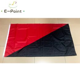 Anarchist Flag 3*5ft (90cm*150cm) Polyester flag Banner decoration flying home & garden flag Festive gifts